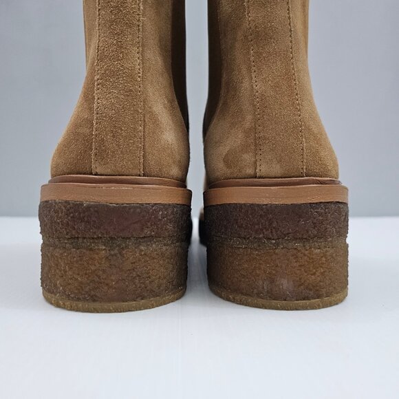 Loeffler Randall Raquel Ankle Boot Womens 11 Brown Suede Pull On Chelsea Fall - Picture 9 of 15